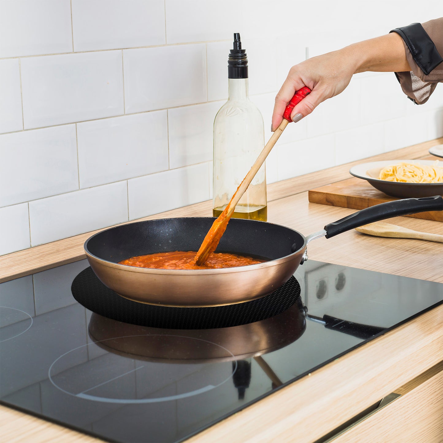 Induktionskochmatten - hitzebeständig bis 240 °C